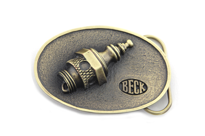 Beck Spark Plug Belt Buckle