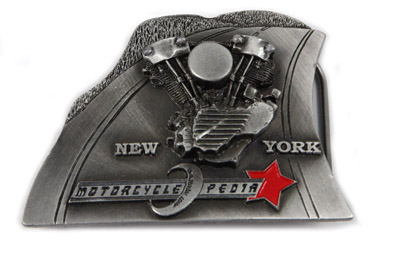 Motorcyclepedia Belt Buckle