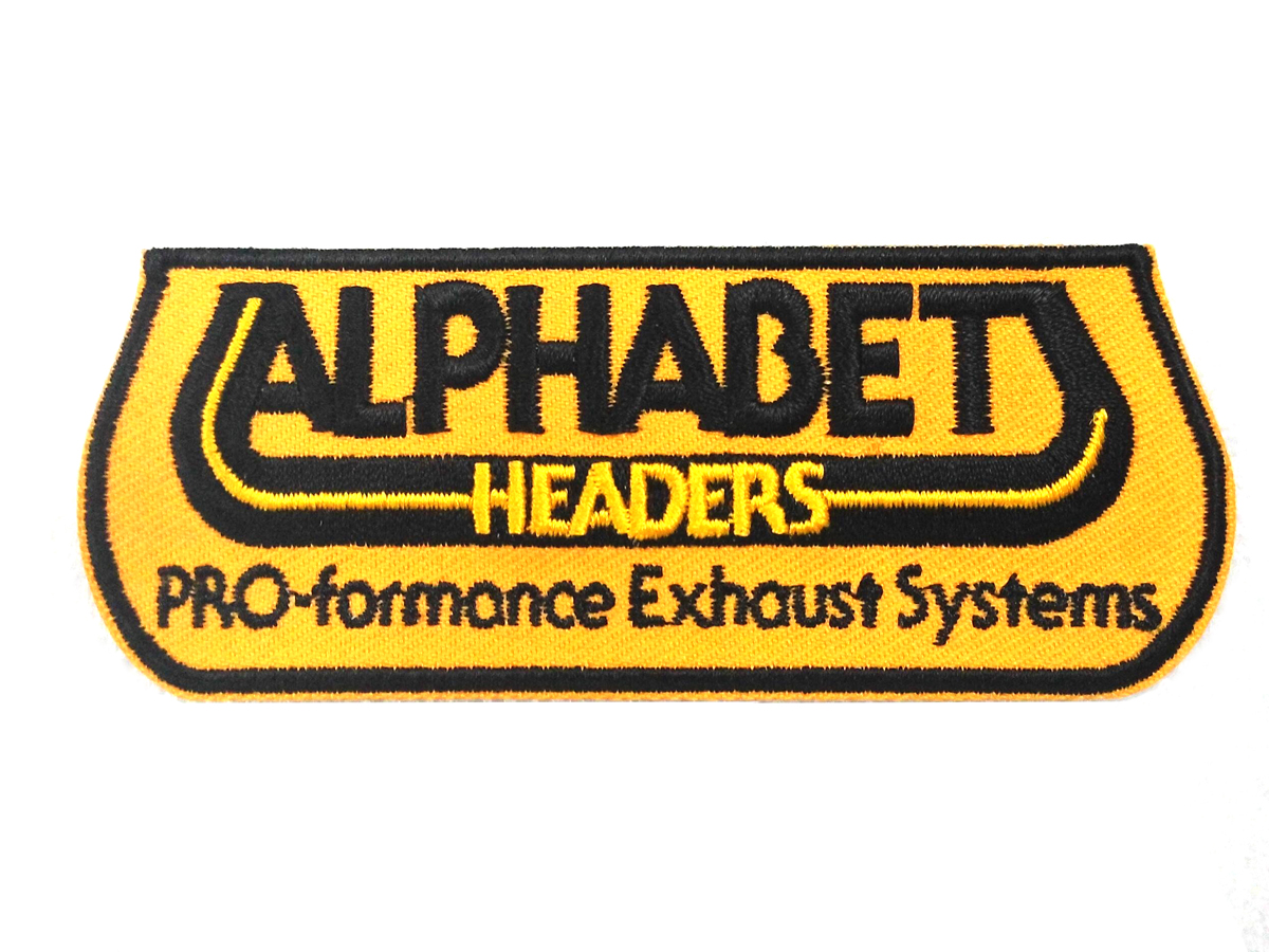 Alphabet Exhaust Patches