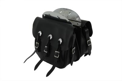 Replica Black Leather Saddlebag Set - Click Image to Close