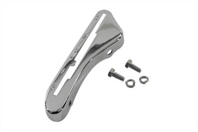 Chrome Left Side Tank Hand Shifter Gate - Click Image to Close