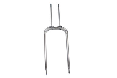 Chrome Spring Fork Front Leg - Click Image to Close