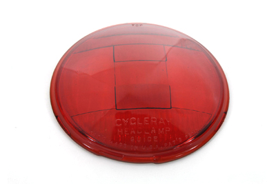 Replica Headlamp Glass Lens Red