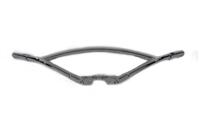 Chrome Hollywood Style Offset Handlebars - Click Image to Close