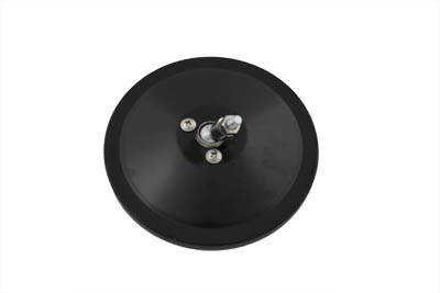 Replica 5" Round Mirror Black - Click Image to Close