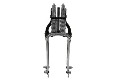 28" Offset Spring Fork Assembly - Click Image to Close