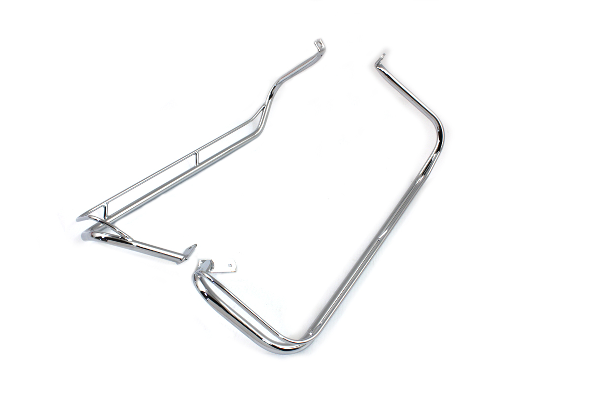 Chrome Saddlebag Rail Kit