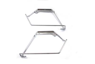 Chrome Saddlebag Mount Bracket Set