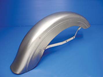 Front Fender Raw with Chrome Bracket