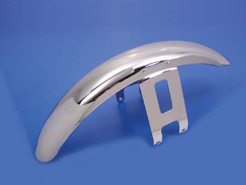Front Fender Glide Style Chrome - Click Image to Close