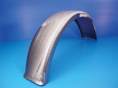 Rear Fender Flat Bobbed Raw Unfinished - Click Image to Close