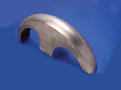 Front Fender Outlaw Raw Steel - Click Image to Close