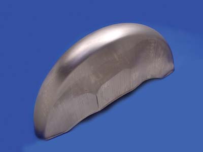 Front Fender Raw Steel - Click Image to Close