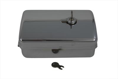 Rectangular Chrome Tool Box - Click Image to Close