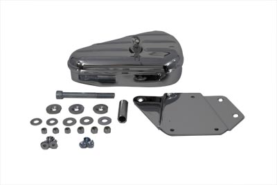 Chrome Right Side Tool Box and Mount Kit - Click Image to Close