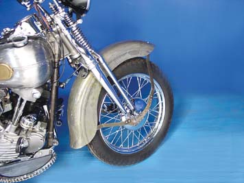 Front Fender Narrow Spring Style Raw - Click Image to Close