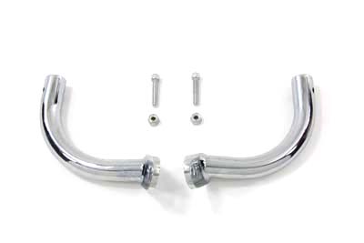 Chrome Saddlebag Guard Eliminator Brackets - Click Image to Close