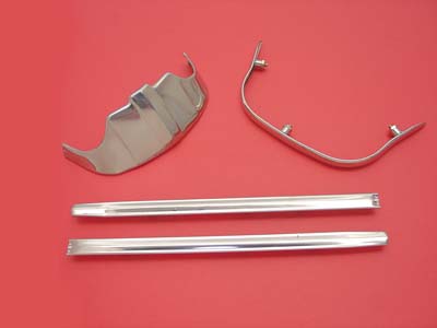 Chrome Front Fender Tip Kit - Click Image to Close
