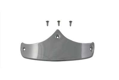 Smooth Chrome Front Fender Tip - Click Image to Close