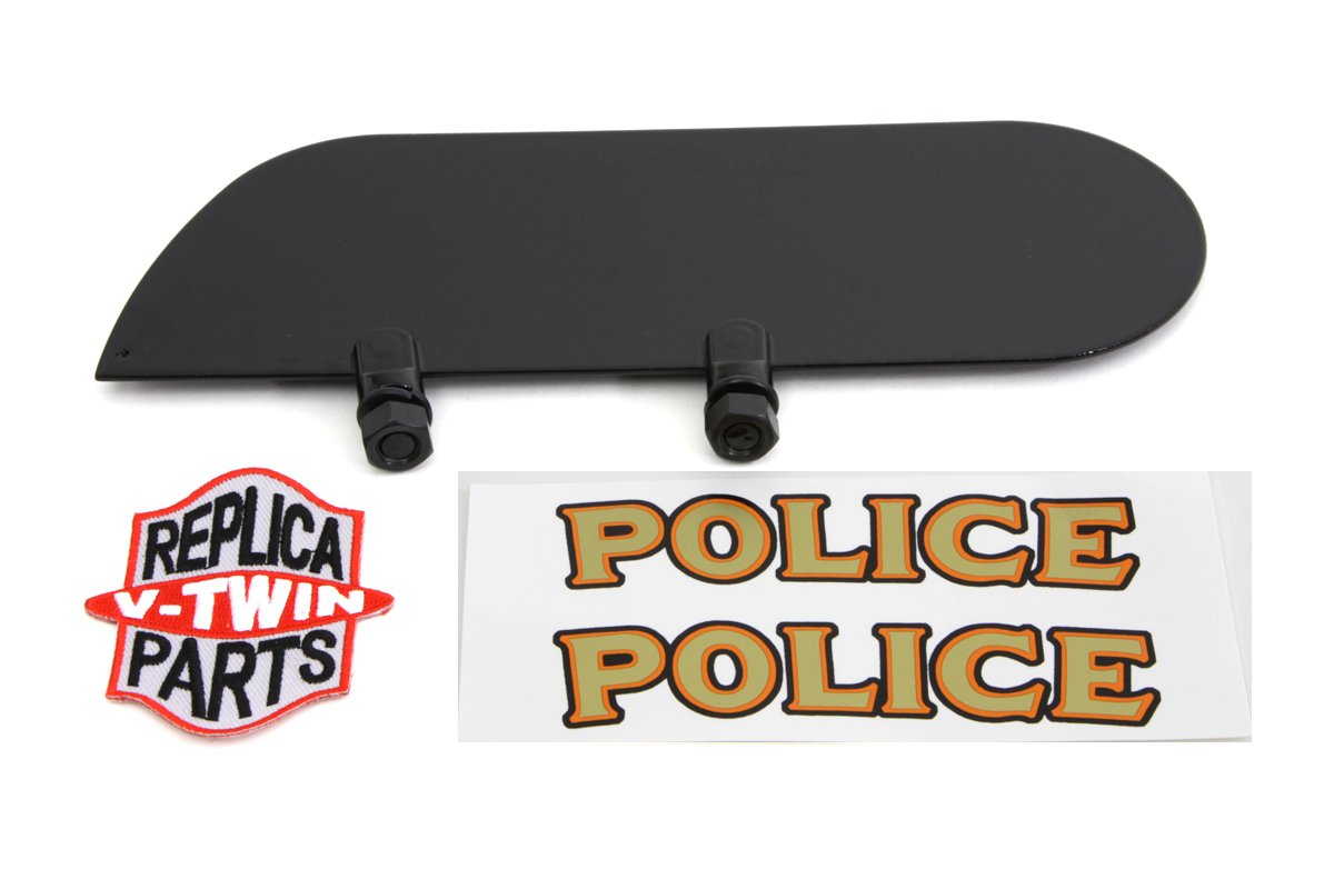 Police Fender Marker Plate - Click Image to Close