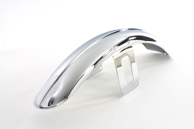 Front Fender with Chrome Bracket - Click Image to Close