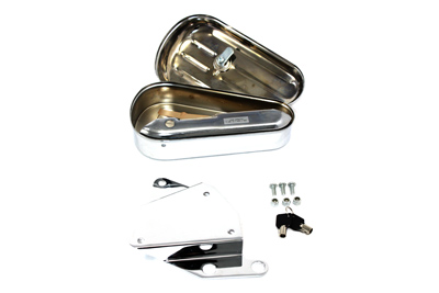 OE Tool Box and Mount Kit Left Side Chrome - Click Image to Close