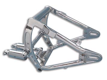Swingarm and Shock Assembly Chrome - Click Image to Close