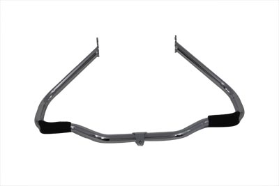 Chrome Front Engine Bar with Footpeg Pads - Click Image to Close