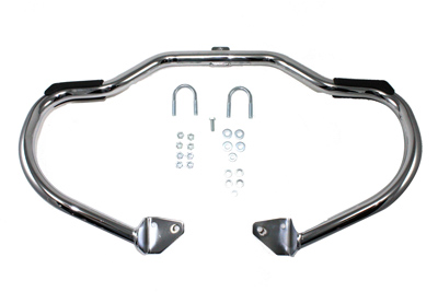 Front Engine Bar Chrome with Foot Pads