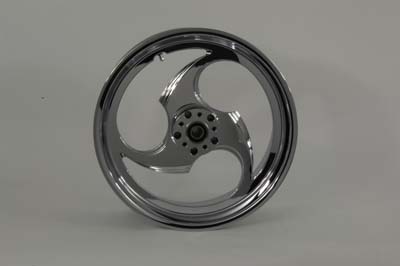 18" Rear Forged Alloy Wheel, Chopper Style - Click Image to Close