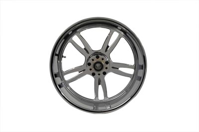 18" Rear Forged Alloy Wheel, Newport Style - Click Image to Close