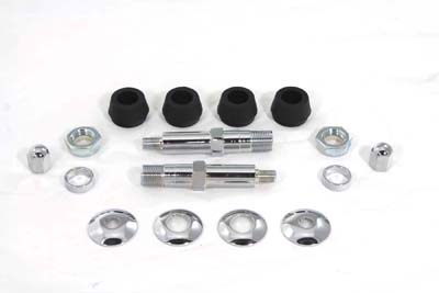 Chrome Lower Rear Shock Stud Kit - Click Image to Close