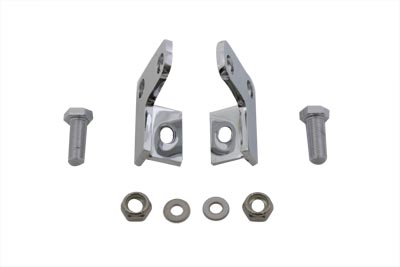 Rear Shock Lowering Kit Chrome - Click Image to Close