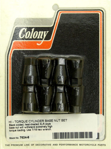 Black Cylinder Base Nut