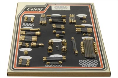 Gold Engine Dress Up Acorn Bolt Kit