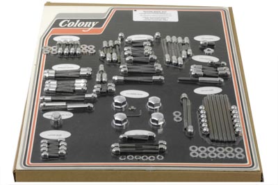 Chrome Engine Dress Up Acorn Bolt Kit - Click Image to Close