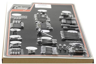 Chrome Engine Dress Up Acorn Bolt Kit - Click Image to Close