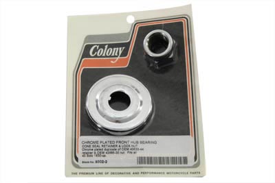 Front Cone Nut Kit Chrome - Click Image to Close