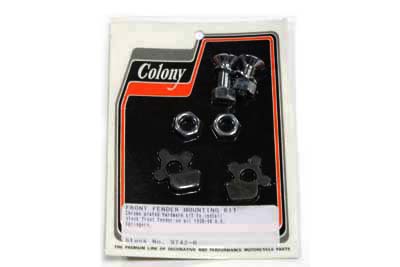 Spring Fork Front Fender Mounting Kit - Click Image to Close