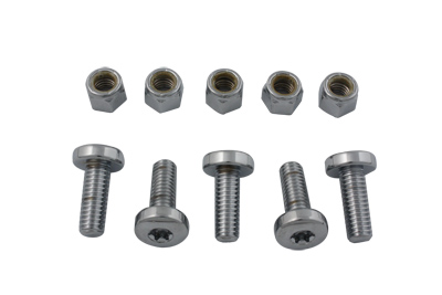 Rear Disc Bolt and Nut Kit Chrome - Click Image to Close